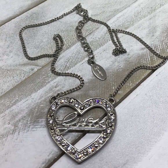 Guess Heart Necklace - Picture 6 of 8